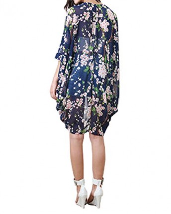 Womens-New-Vintage-Floral-Print-Casual-Chiffon-Tops-Long-Loose-Kimono-Cardigan-Jacket-Coat-L-Dark-Blue-0-0