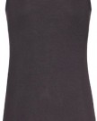 Womens-Plain-Casual-Ruched-Gathered-Long-Sleeveless-Ladies-Scoop-Neck-Stretch-Vest-T-Shirt-Top-Dark-Brown-Size-18-XXL-0-0