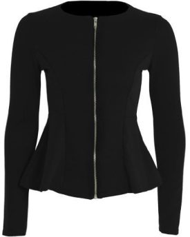 Womens-Plain-Jersey-Zip-Up-Peplum-Jacket-138814-0