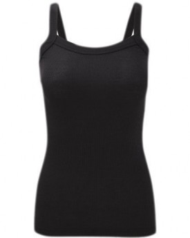 Womens-Plain-Ribbed-Vest-Tops-Ladies-Strappy-Long-Stretch-Rib-Top-Casual-T-Shirt-UK-12-14-ML-BLACK-0
