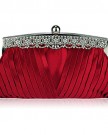 Womens-Pleated-Satin-Bridal-Evening-Crystal-Decoration-Party-Clutch-Purse-Handbag-Red-Pleated-Crystal-Purse-0-0