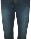 Womens-Plus-Size-Blue-Stretch-Zip-Trousers-Ladies-Skinny-Fit-Jeans-Blue-24-0