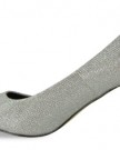 Womens-Pointed-Toe-Court-Shoe-Ladies-Classic-Mid-High-Heel-Stiletto-Shoe-Silver-Glitter-Size-7-UK-0-1