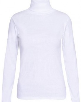Womens-Polo-Turtle-High-Roll-Neck-Plain-Long-Sleeve-Ladies-Ribbed-Stretch-T-Shirt-Top-Plus-Size-White-Size-20-22-XXL-0