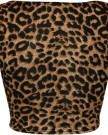 Womens-Print-Pattern-Short-Cap-Sleeve-Ladies-Crop-Stretch-T-Shirt-Top-Brown-Leopard-12-14-0-0