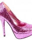 Womens-Silver-Glitter-High-Heel-Party-Shoes-0-2