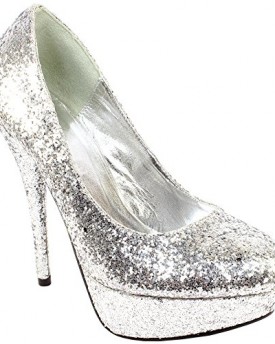 Womens-Silver-Glitter-High-Heel-Party-Shoes-0