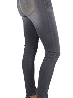 Womens-Slim-Jeans-Denim-Stretch-Trousers-Skinny-Fit-Regular-Waist-in-Grey-16-0