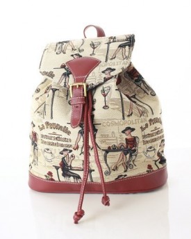 Womens-Small-Backpack-Rucksack-Canvas-Fashion-Bags-Coffee-Tea-or-Me-0