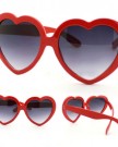 Womens-Summer-Fashion-Cute-Oversized-Heart-Shaped-Plastic-Frame-Retro-Sunglasses-Eyeglasses-Red-0-1