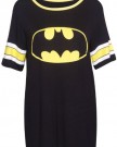 Womens-Superman-Batman-Superhero-Logo-Print-Short-Sleeve-Round-Neckline-Stretch-Ladies-Baseball-Long-T-Shirt-Top-Batman-Size-12-14-0-1