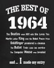Womens-The-Best-of-1964-50th-Birthday-T-Shirt-Gift-100-Soft-Cotton-B-XL-0-0