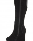 Womens-Wedge-Shoes-Wedges-High-Heels-Platform-Winter-Knee-Boots-Size-3-8-0-7