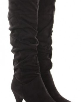 Womens-Winter-Ladies-Slouch-Low-Medium-Midi-High-Heel-Calf-Knee-Boots-Size-3-8-0