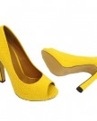 Womens-Yellow-or-Pink-Peep-Toe-Platform-Stiletto-High-Heel-Croc-Court-Shoes-0-1