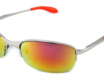 X-Loop-Sport-Matrix-Style-Sunglasses-Silver-Orange-Sunset-0