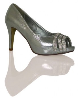 Y2C-Womens-Ladies-Mid-High-Heel-Wedding-Bridal-Stiletto-Diamante-Party-Shoe-Size-SILVER-SHOES-Size-5-UK-0