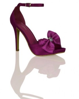 Y3C-Womens-Ladies-High-Stiletto-Heels-Bow-Wedding-Bridal-Buckle-Strap-Shoes-Size-Pinks-Fuchsia-Size-6-UK-0