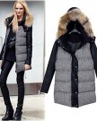 YABEIQIN-Pu-Leather-Sleeve-Women-Winter-Thick-Hooded-Fur-Collar-Cotton-padded-Coat-Jacket-XL-0-1