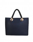 YoYo-Fashion-New-Womens-Ladies-Faux-Leather-Handbags-Free-Smaller-Bag-Included-Large-Navy-0