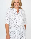Yoursclothing-Plus-Size-Womens-Bird-Print-Woven-Shirt-With-Pleat-Detail-Size-24-White-0-0