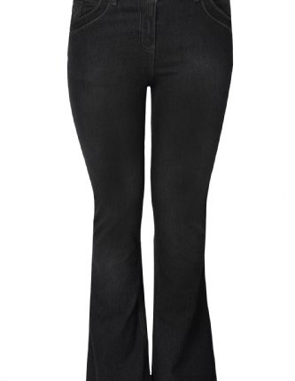 Yoursclothing-Plus-Size-Womens-Bootcut-Jeans-With-Stitch-Detail-Size-16-Black-0