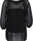 Yoursclothing-Plus-Size-Womens-Chiffon-Blouse-With-Pleat-Detail-Size-18-Black-0-2