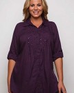 Yoursclothing-Plus-Size-Womens-Ditsy-Floral-Print-Shirt-With-Sequin-Detail-Size-24-Purple-0-0