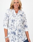 Yoursclothing-Plus-Size-Womens-Floral-Print-Woven-Blouse-With-Pleat-Detail-Size-30-32-Cream-0-0