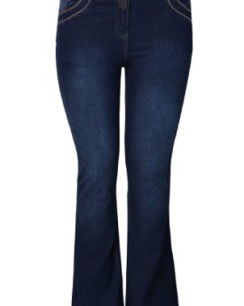 Yoursclothing-Plus-Size-Womens-Mid-Bootcut-Jeans-With-Stitch-Detail-Size-16-Blue-0