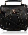Yufashion-BowRibbon-Pattern-Faux-Leather-Designer-Boutique-Totes-Handbag-BLACK-0