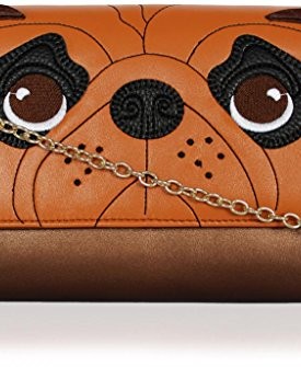 Yufashion-Dog-Pattern-Faux-Leather-Designer-Boutique-Satchel-Clutch-Handbag-BRONZE-0