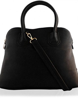 Yufashion-Ladies-Designer-Large-Faux-Leather-Boutique-Totes-Handbag-BLACK-0