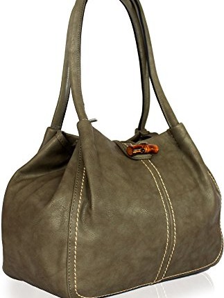 Yufashion-Large-Faux-Leather-Designer-Boutique-Fringe-Totes-Handbag-DARK-GREY-0