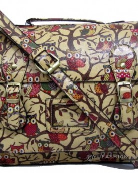 Yufashion-Owl-pattern-satchel-bag-biege-0