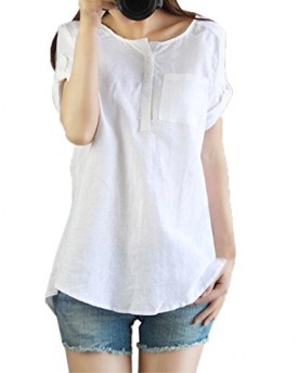 Zeagoo-Womens-Summer-Short-Sleeve-Loose-Casual-T-shirt-Tops-Blouse-0