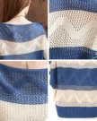 Zehui-Women-Blouse-Knit-Tops-Hollow-Out-Batwing-Sleeve-Sweater-Blue-0-1