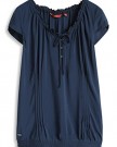 edc-by-ESPRIT-Womens-Short-Sleeve-Blouse-Blue-Blau-GALLANT-NAVY-554-10-0-1