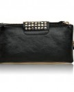 niceeshopTM-Korean-Style-PU-Leather-Bling-Rivet-Evening-Clutch-Bags-Purse-Wallet-For-Women-Lady-Black-0-0