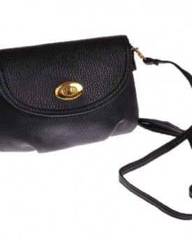 niceeshopTM-Womens-Envelope-Design-PU-Leather-Satchel-Crossbody-Handbag-Tote-Bags-Purse-For-Mothers-Day-Gift-Black-0